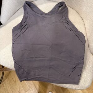 Athletic high neck workout top